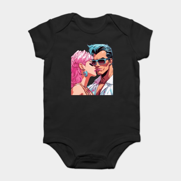 Anime Together for Eternity Baby Bodysuit by animegirlnft